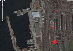 Решения мониторинга транспорта КАП на карте - Сибирь, Камчатка